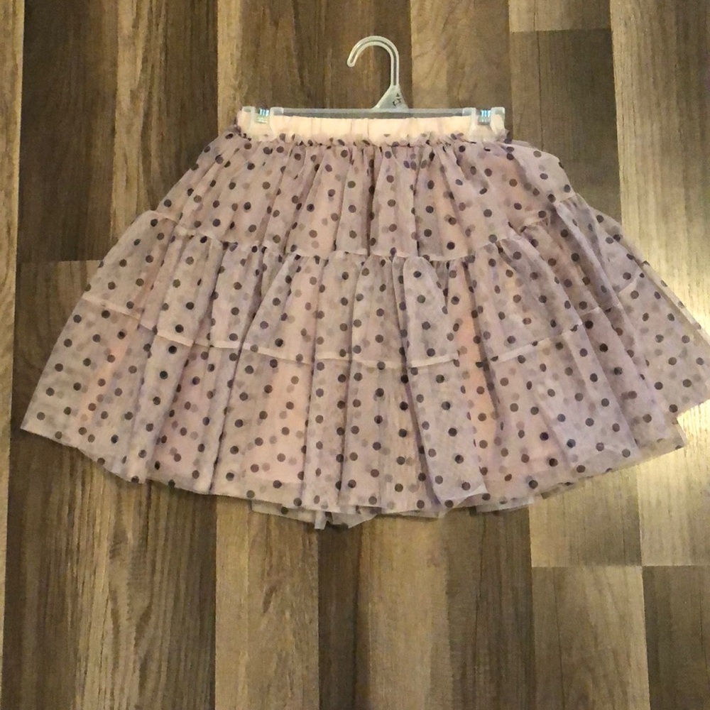 Toddler girls polka dot skirt